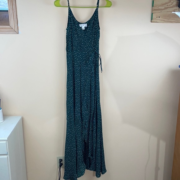 Band of Gypsies Dakota dot wrap maxi dress - Picture 2 of 8